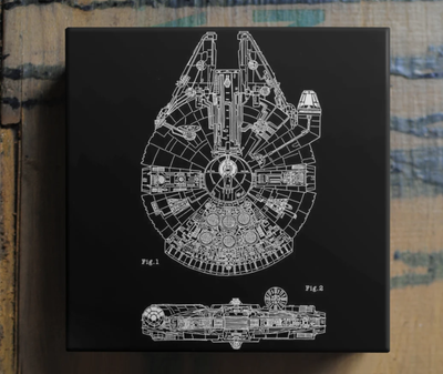 Star Wars Inspired Ceramic Coasters | By Trebreh Designs