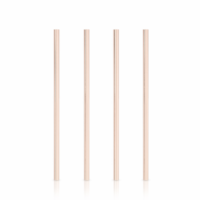 Wide Copper Cocktail Straws By Viski