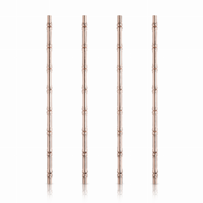 Bamboo Copper Straws By Viski