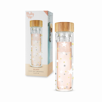 Blair Stars Glass Travel Infuser Mug By Pinky Up
