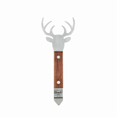 Stag Acacia Wood Bottle Opener By Foster & Rye