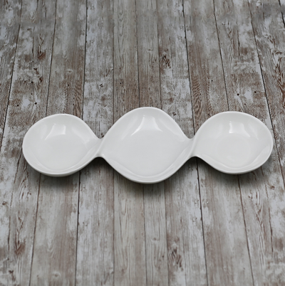 [ Set of 3 ] DIVIDED DISH 14.5" | 37 CM