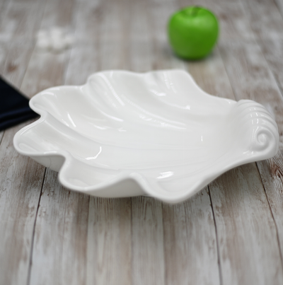 [ Set of 2 ] SHELL DISH 11.5" X 11" | 28.5 X 28 CM