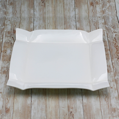 [ Set of 3 ] SQUARE PLATTER 14" X 14" | 35.5 X 35.5 CM