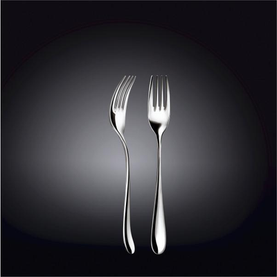 [ Set of 24 ] DESSERT FORK 7.5" | 19 CM WHITE BOX PACKING