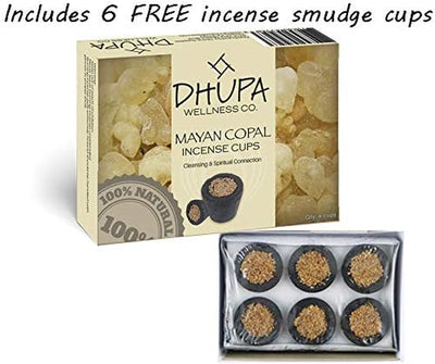 Cast Iron Cauldron with Lid and Carry Handle for Spells, Smudging, Ritual & Blessings | Includes 6 Free Incense Smudge Cups (4.5 Inch, Hand of Hamsa)