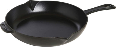 Cast Iron 10-Inch Fry Pan - Matte Black, Made in France